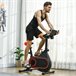 Bicicleta Estática Aço e Polietileno SPORTNOW Vermelho