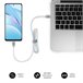 Cabo USB-C para USB-C OPTIMUS Branco