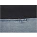 Beliani Pufe DROP LINEN Azul Claro