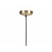 Beliani Candeeiro de tecto MAHANADI Dourado