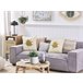 Beliani Almofada decorativa DAVALLIA 45x45 Bege