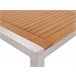 Beliani Mesa de refeição GROSSETO 100x220 Castanho