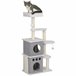 Arranhador para Gatos Melamina de Madeira e Sisal PawHut Cru