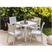 Beliani Cadeira de jardim FOSSANO Branco