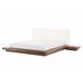 Beliani Cama com LED MDF ZEN 308x229 Castanho