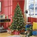 Árcore de Natal Plástico, Metal HOMCOM, casa - natal Verde