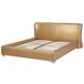 Beliani Cama LED Piel PARIS 215x228 Dourado