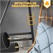 Suporte para Cadeira Suspensa aço Outsunny Preto