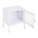 Beliani Mesinha de cabeceira OSSETT 45 Branco