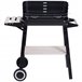 Barbecue a Carvão Metal e Porcelana Outsunny Preto