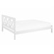 Beliani Cama com estrado Pinho TANNAY 169x208 Branco