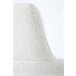 Pacote com 4 cadeirões estofados em tweed Branco