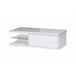 Mesa de centro modelo DUNE branco Branco Brillo