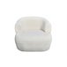 Cadeirão IVORY decorativo cor branca Branco