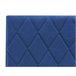 Beliani Cama com armazenamento Veludo ROCHEFORT 150x214 Azul Marino