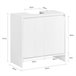 Armário de lavatório para lavatório BZR157-W SoBuy PT Branco