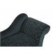 Beliani Chaise longue versão à direita Veludo BIARRITZ Verde Escuro