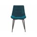 Beliani Silla de comedor MELROSE Turquesa