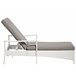 Beliani Cadeira lounge/relax VASTO Branco