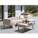 Beliani Conjunto lounge SORRIVOLI Bege