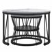 Mesa de centro, mesa de apoio, mesa de canto 70x45 Branco