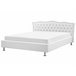 Beliani Cama com estrado Pele sintética METZ 209x215 Branco