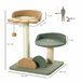 Arranhador para Gatos Aglomerado de Madeira, Pelúcia e Sisal Multicor