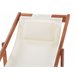 Beliani Cadeira lounge/relax AVELLINO Branco/ Bege