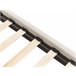 Beliani Cama com estrado Bouclé ROANNE 190x213 Creme