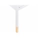 Beliani Mesinha de cabeceira OSSETT 45 Branco