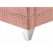 Beliani Cama Veludo AYETTE 205x215 Cinza