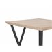 Beliani Mesa de jantar BRAVO 70x70 Castanho