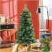 Árvore de Natal Plástico, metal HOMCOM, casa - natal Verde