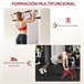 Barra de Elevações Aço e EVA SPORTNOW Vermelho