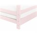 Beliani Cama com estrado Pinho APPY Rosa Talco