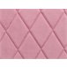 Beliani Cama com estrado Veludo ROCHEFORT 190x214 Rosa