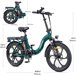 Bicicleta Elétrica HillMiles MilePort 1 – Motor 250W Bateria 36V13Ah Verde