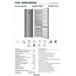 INFINITON Frigorifico Combinado FGC-345C20XEM, 330 l Inoxidavel