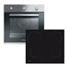 Conjunto forno e placa vitroceramica CANDY PCI27XCH64CCBS Preto/ Inox