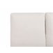 Beliani Cama com estrado Chenille MELLE 175x240 Bege