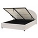 Beliani Cama baú Poliéster VAUCLUSE 174x214 Creme