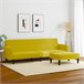 2 pcs conjunto de sofá - Sofás moduláveis Amarelo