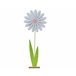 Figura FLOR DE FIELTRO marca DECORIS Branco