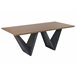 Beliani Conjunto de mesas SIERRA 100x200 Castanho