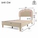 Camas individuais 101x207 Bege