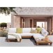 Beliani Conjunto lounge SANZA Branco