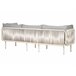 Beliani Conjunto lounge SENISE Cinza