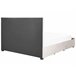 Beliani Cama com armazenamento Veludo LIEVIN 185x217 Bege