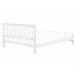 Beliani Cama com estrado Pinho MAYENNE 169x208 Branco