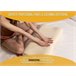 Almofada Ergonômica Cervical DUO com Fronha de Bambu Branco